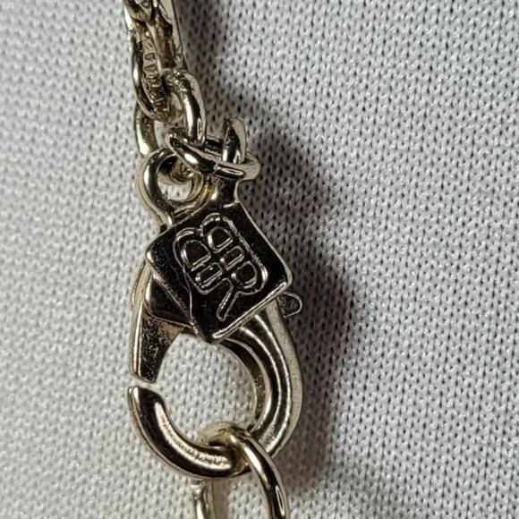 Banana Republic Necklace Glass Stone Crystal Opera Length 34" Chain Wrap Layer - Picture 3 of 5